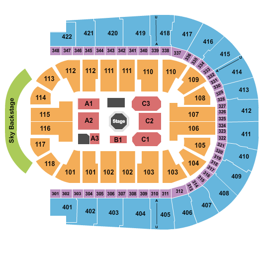 O2 Arena - London UFC 2023 Seating Chart