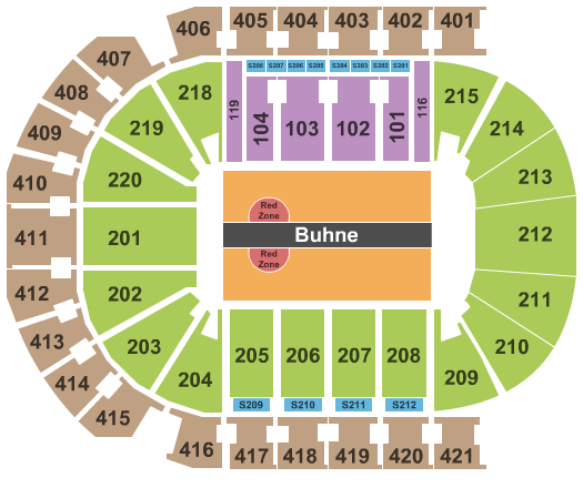 Uber Arena U2 Seating Chart