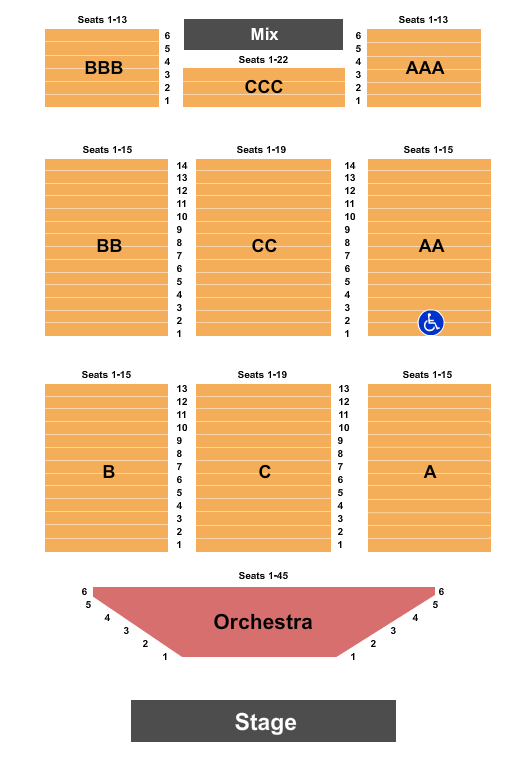 Oc Inlet Parking Lot End Stage Seating Chart