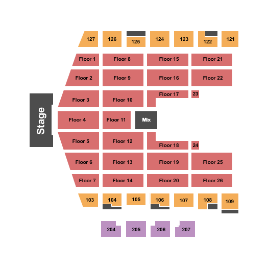 ONE Spokane Stadium Endstage 2 Seating Chart