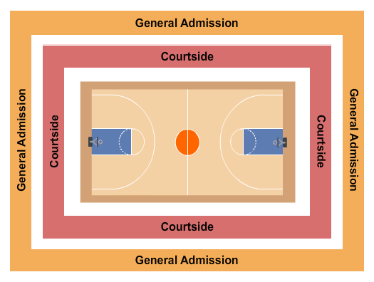 ONU Sports Center Harlem Globetrotters Seating Chart