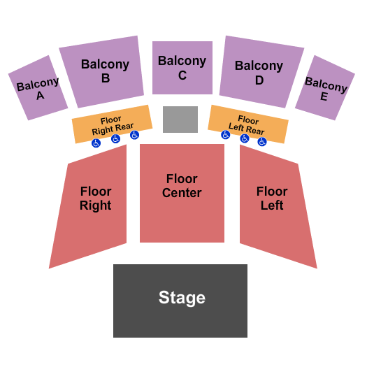 ORU Global Learning Center End Stage Seating Chart