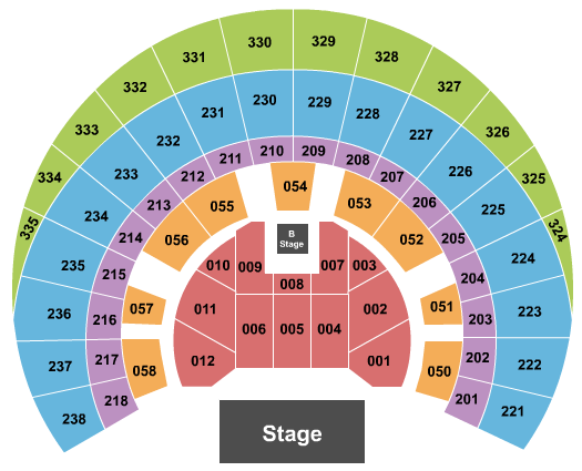 OVO Hydro Endstage 2 Seating Chart
