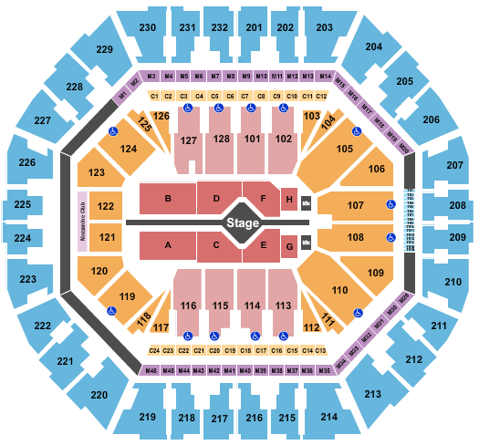 Oakland Arena Alicia Keys Seating Chart