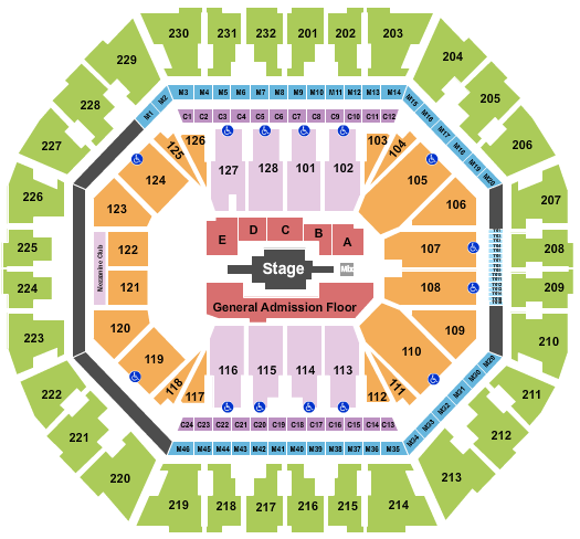 Oakland Arena Anirudh Seating Chart