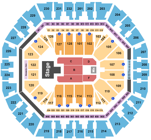 Oakland Arena Badshah Seating Chart