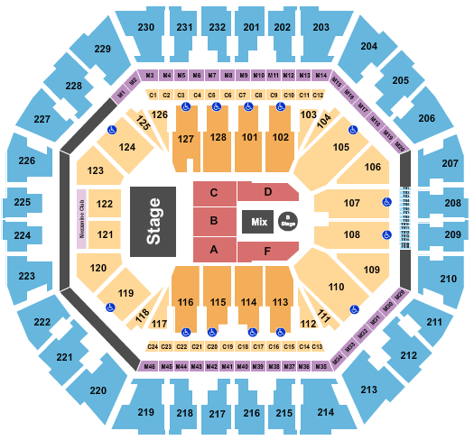 Oakland Arena Chris Brown Seating Chart