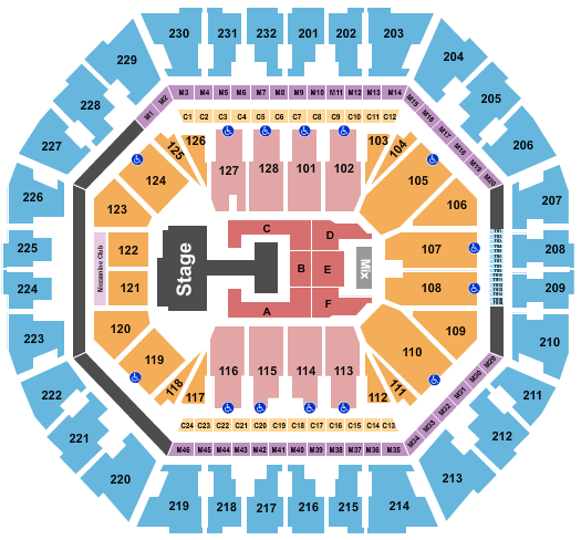 Oakland Arena Ive Seating Chart