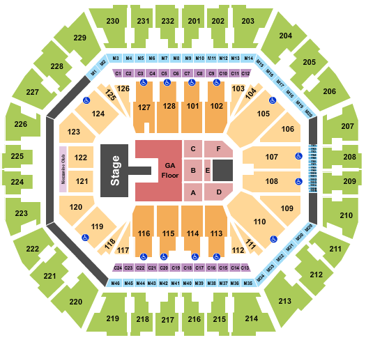 Oakland Arena Joji Seating Chart
