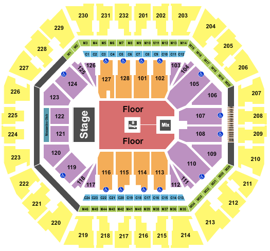 Oakland Arena Kaytranada Seating Chart