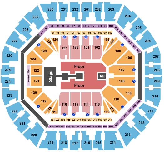 Oakland Arena Kendrick Lamar-2 Seating Chart