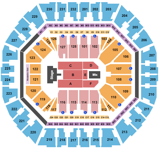 Oakland Arena Kid Cudi Seating Chart