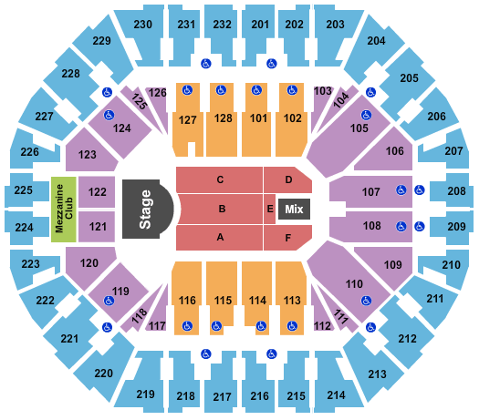 Oakland Arena Lauren Daigle Seating Chart