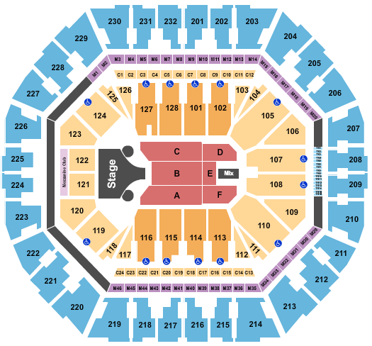 Oakland Arena Missy Elliott Seating Chart