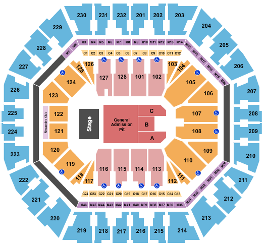 Oakland Arena My Chemical Romance Seating Chart