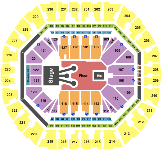 Oakland Arena Rod Wave Seating Chart