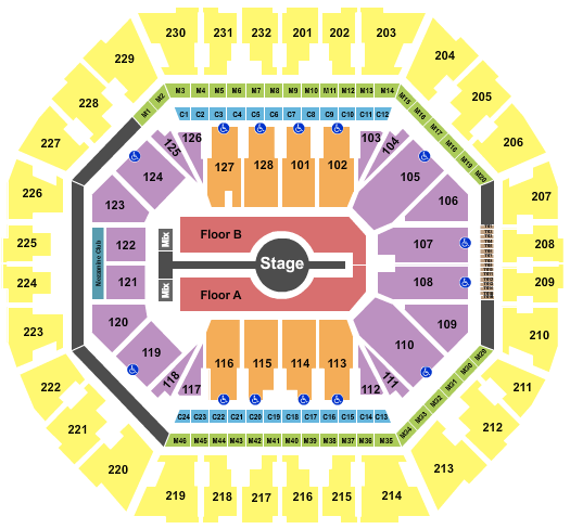 Oakland Arena Rod Wave 1 Seating Chart