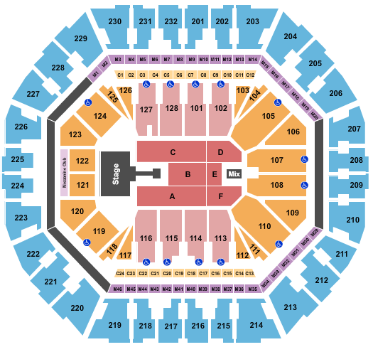 Oakland Arena Tickets & Seating Chart - Event Tickets Center