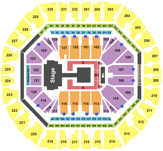 Seventeen Oakland Arena Seating Chart