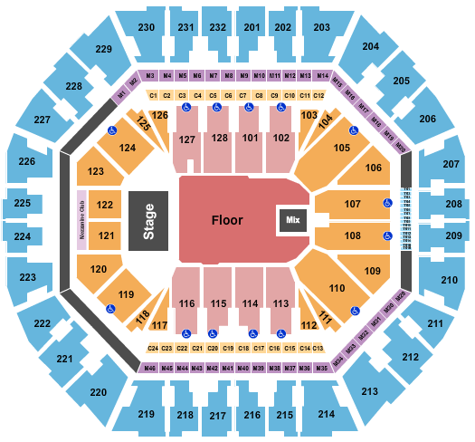 Oakland Arena Sexyy Red Seating Chart