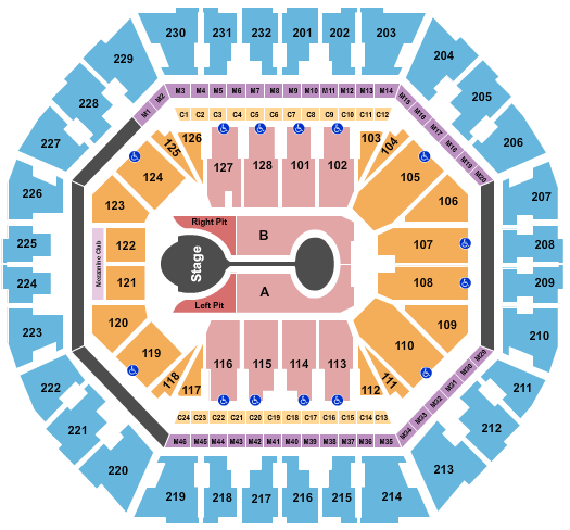 Oakland Arena ShawnMendes-2 Seating Chart