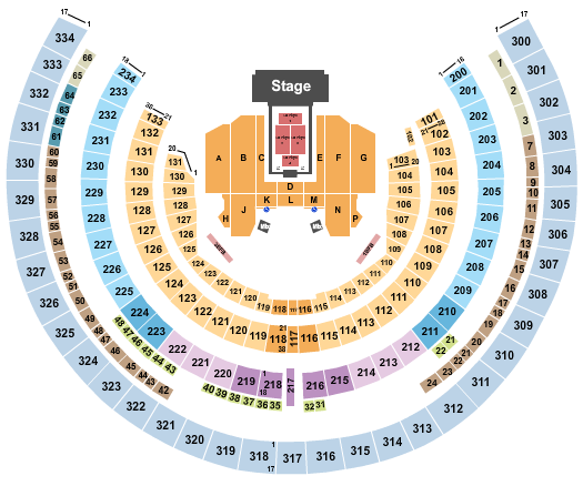 RingCentral Coliseum Seating Chart