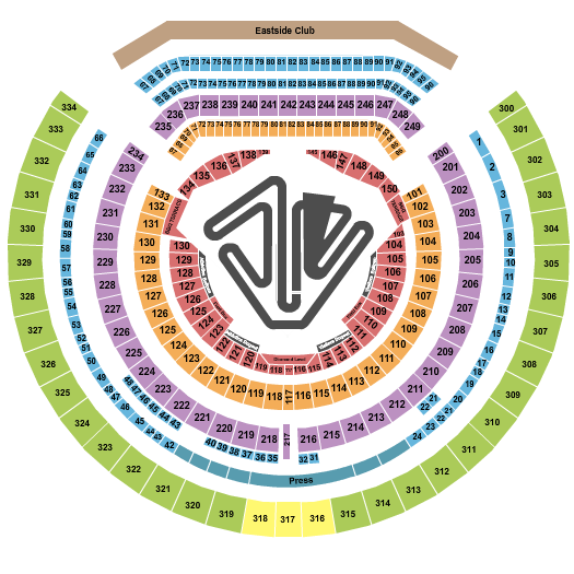 Oakland Coliseum Supercross Seating Chart