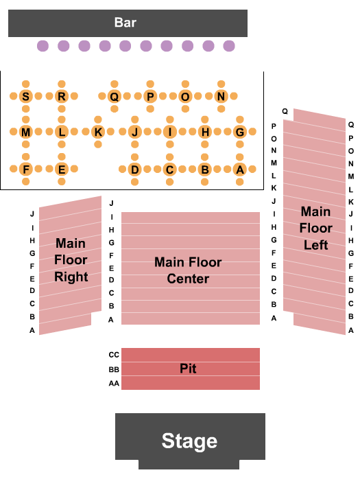 Oaks Theater Seating Chart