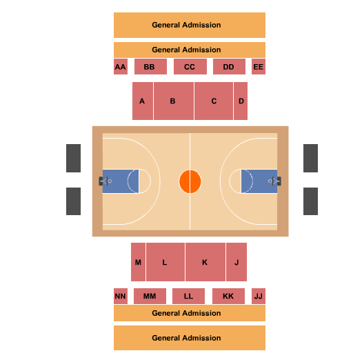 Ocean Bank Convocation Center Basketball Seating Chart