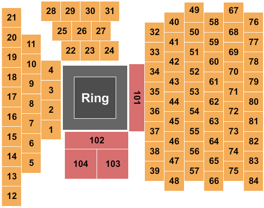 Ocean City Convention Center Boxing Seating Chart