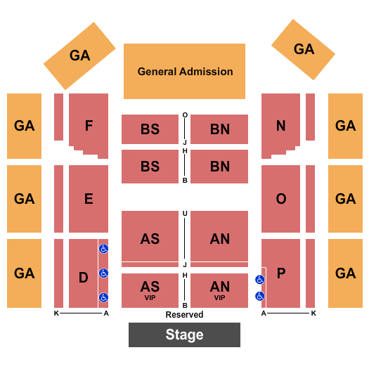 Ocean Grove Great Auditorium Endstage 3 Seating Chart