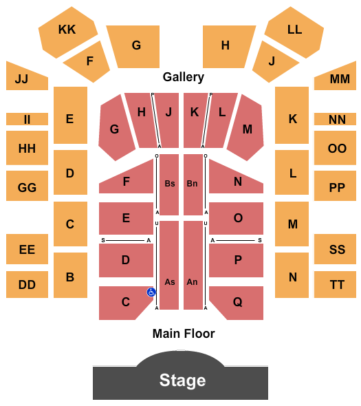 Ocean Grove Great Auditorium End Stage Seating Chart