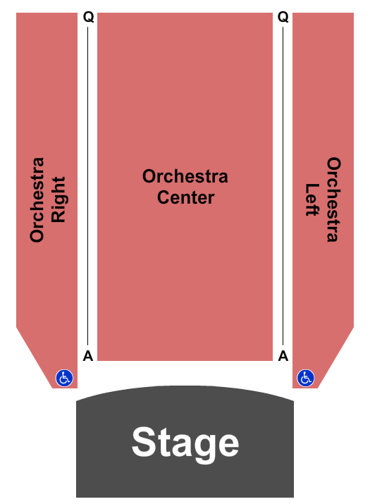 Odeon Theatre At Greensboro Complex End Stage Seating Chart