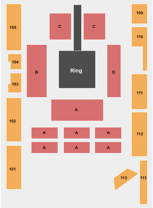 The Odeum Expo Center Wrestling Seating Chart