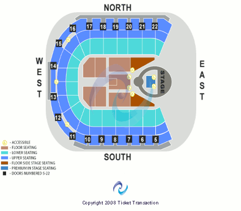 The SSE Arena - Belfast Il Divo Seating Chart