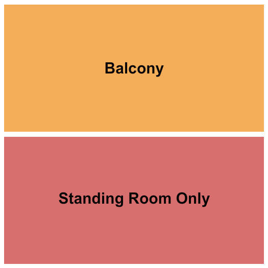 Off Broadway SRO/Balcony Seating Chart