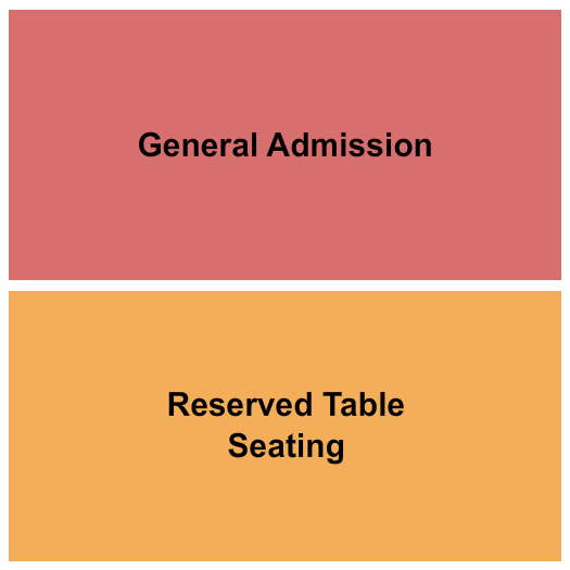 Off The Rails Music Venue GA/Reserved Seating Chart