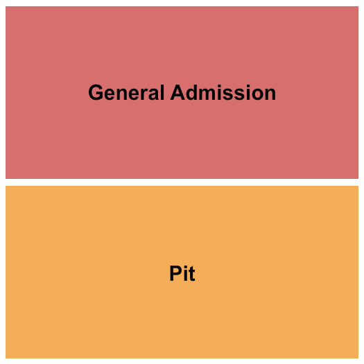 Ogden Amphitheater GA/Pit Seating Chart