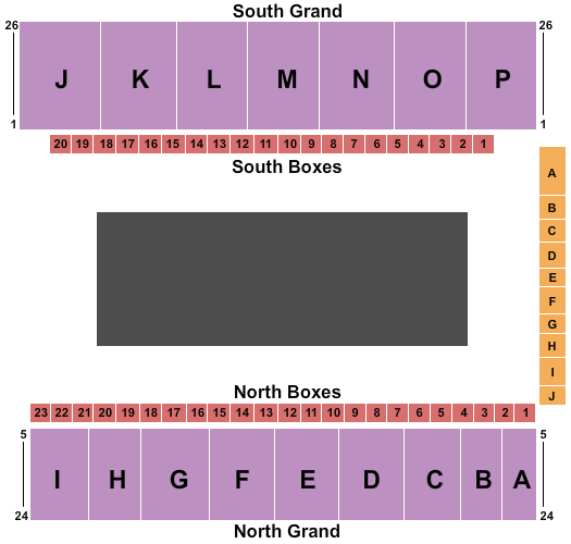 Ogden Pioneer Stadium End Stage Seating Chart