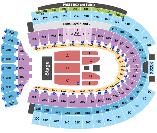 Seating Chart Buckeye Country Fest