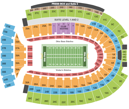 Falcons Seating Chart