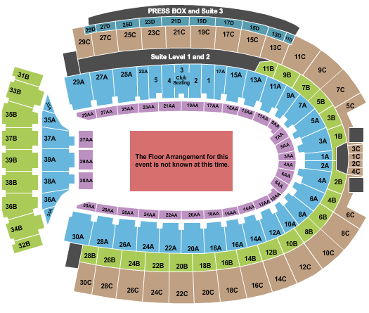Ohio Stadium Generic Floor Seating Chart