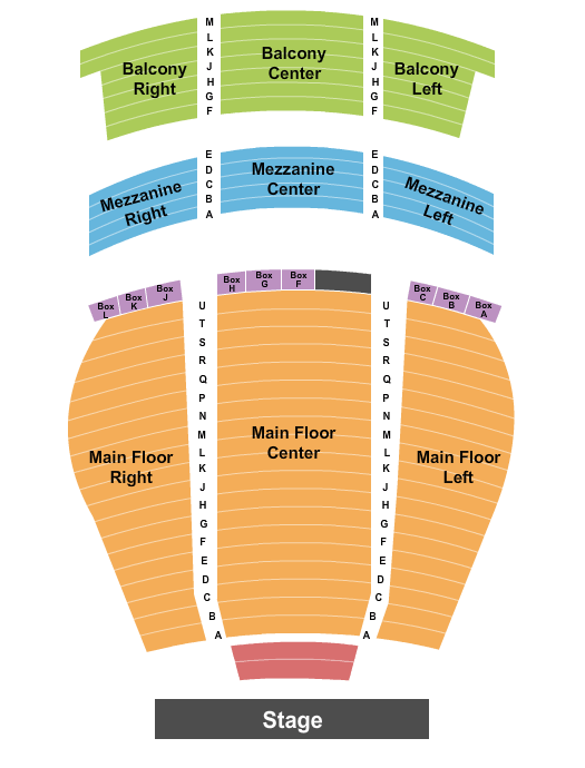 seating chart for Mimi Ohio Theatre At Playhouse Square - Endstage Pit - eventticketscenter.com