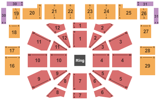 Oil Palace WWE Seating Chart