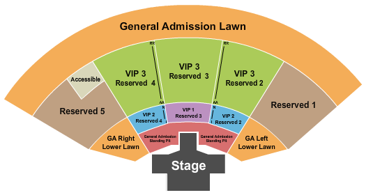 Oklahoma City Zoo Amphitheatre Endstage GA Pit 2 Seating Chart