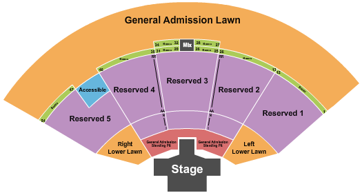 Oklahoma City Zoo Amphitheatre Seating Chart