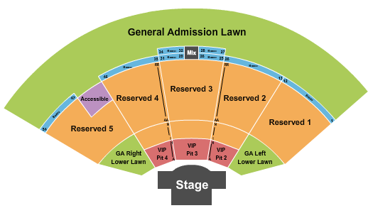 Oklahoma City Zoo Amphitheatre Seating Chart