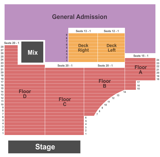Old Concrete Street Amphitheater Endstage Pavilion Seating Chart