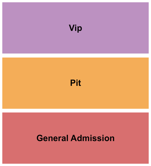 Old Concrete Street Amphitheater GA/Pit/VIP Seating Chart