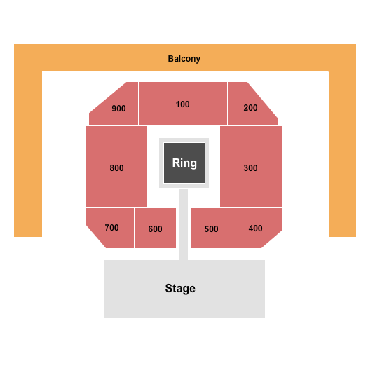 Old Forester's Paristown Hall Wrestling Seating Chart